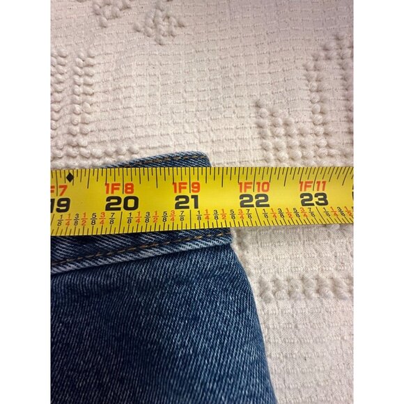 The Scrappy Camper Women Jeans Sz XXL Upcycled Patchwork Boho Festival Peace Out - Picture 14 of 16